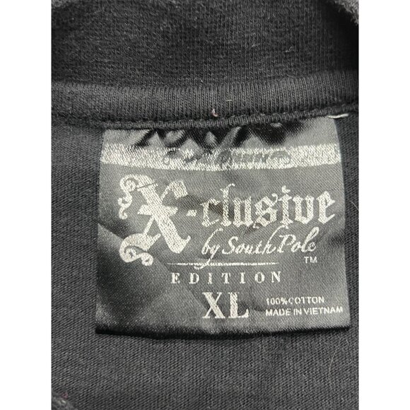 Vintage 90's South Pole X-clusive Edition Black Sleeveless Men's Top XL - Picture 3 of 6